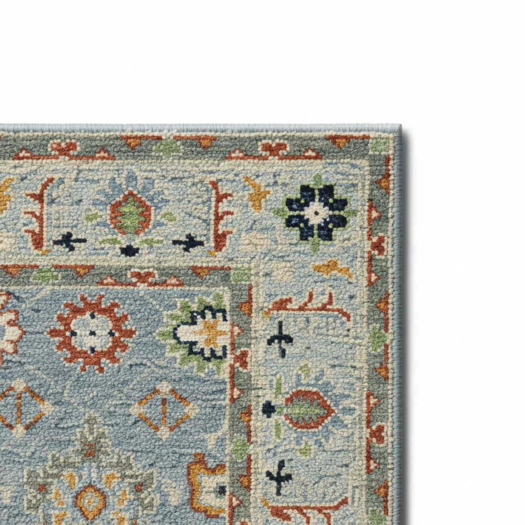 ELAVENYA - Hand Knotted Oushak Carpet